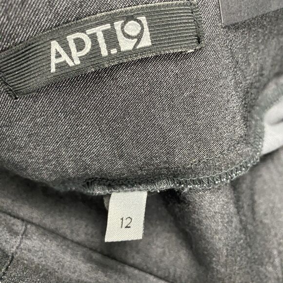 Apt 9 Womens Bootcut Mid Rise Pants Straight Through Hip & Thigh Sz 12 MSRP $48 - Picture 13 of 13